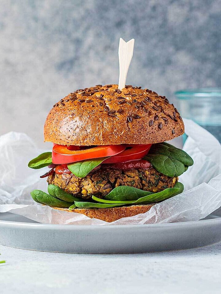 Plant-based burger
