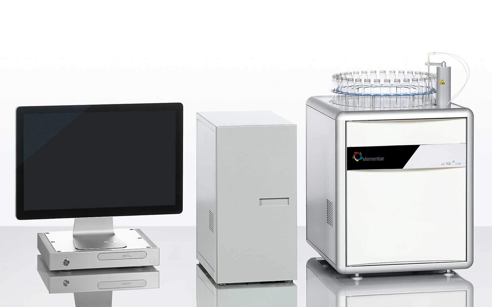Elemental analyzer iso TOC cube for EA-IRMS with monitor and Low concentration module