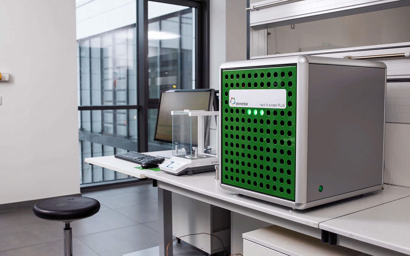 Nitrogen and protein analyzer rapid N exceed® PLUS