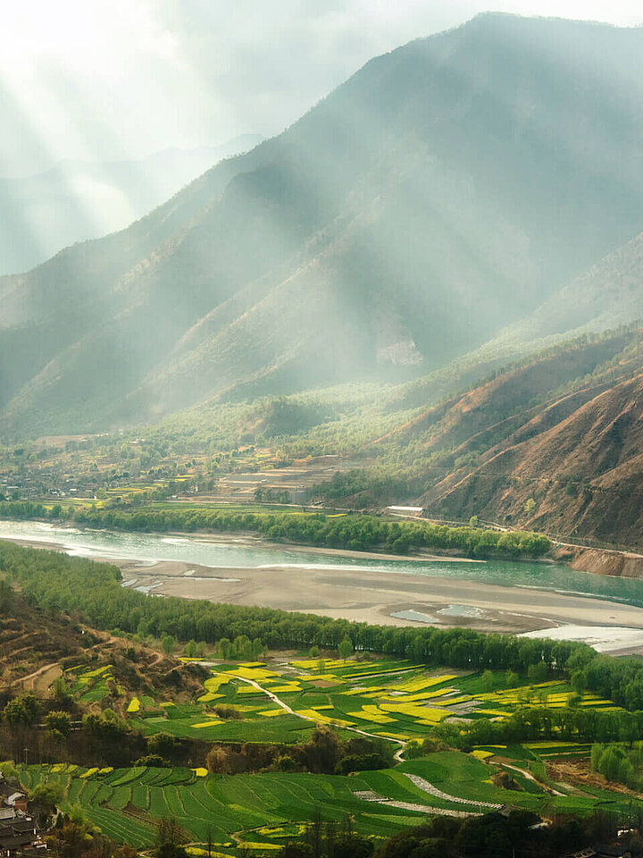 Hydrology river valley