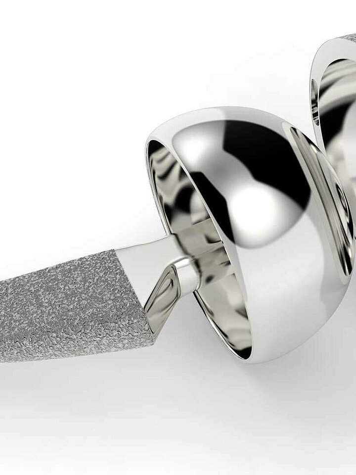 Artificial metal joint