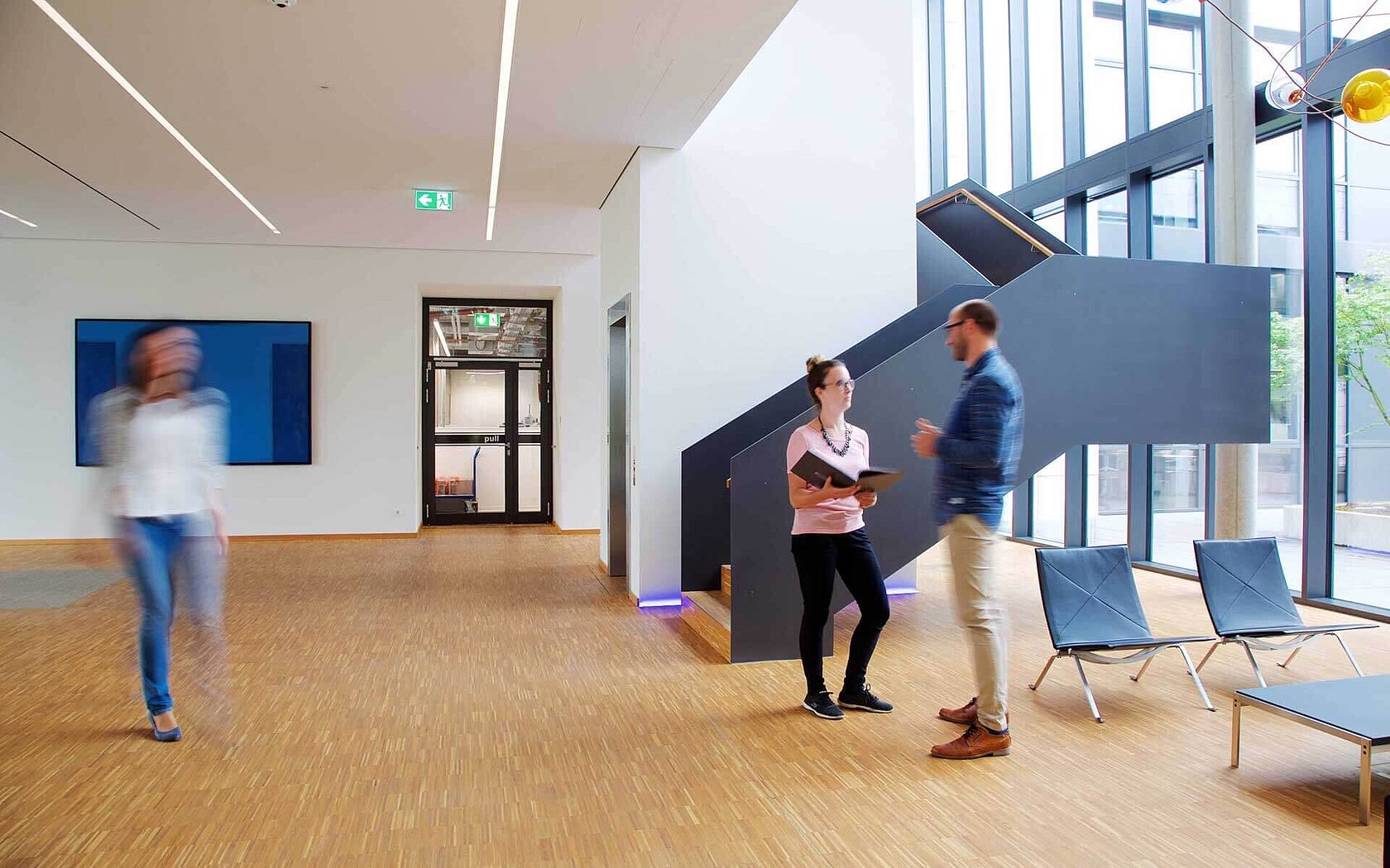 Foyer im Elementar Firmengebäude