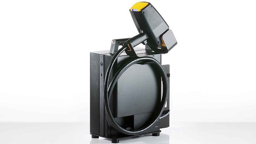 Frontansicht des Funkenspektrometers ferro.lyte