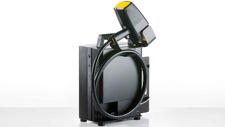 Front view of the spark spectrometer ferro.lyte