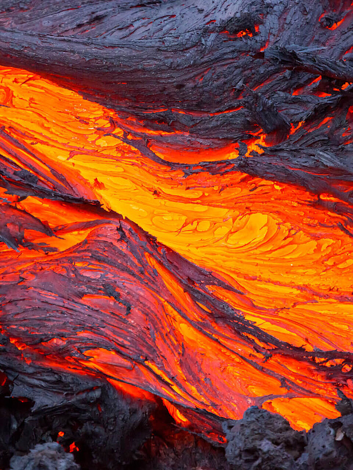 Geological analysis lava