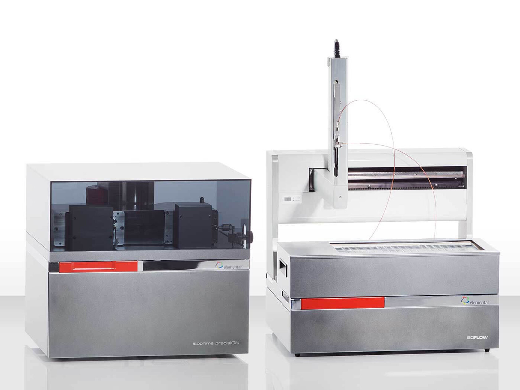 Isotope ratio mass spectrometer isoprime precisION with headspace analyzer iso FLOW