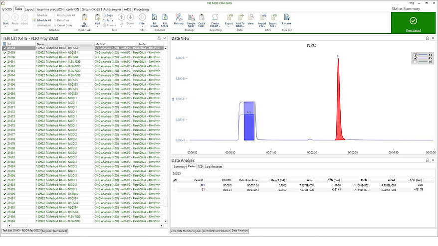 Screenshot from lyticOS Software Suite