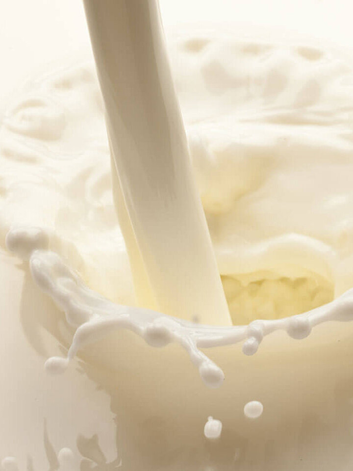 A splash of milk
