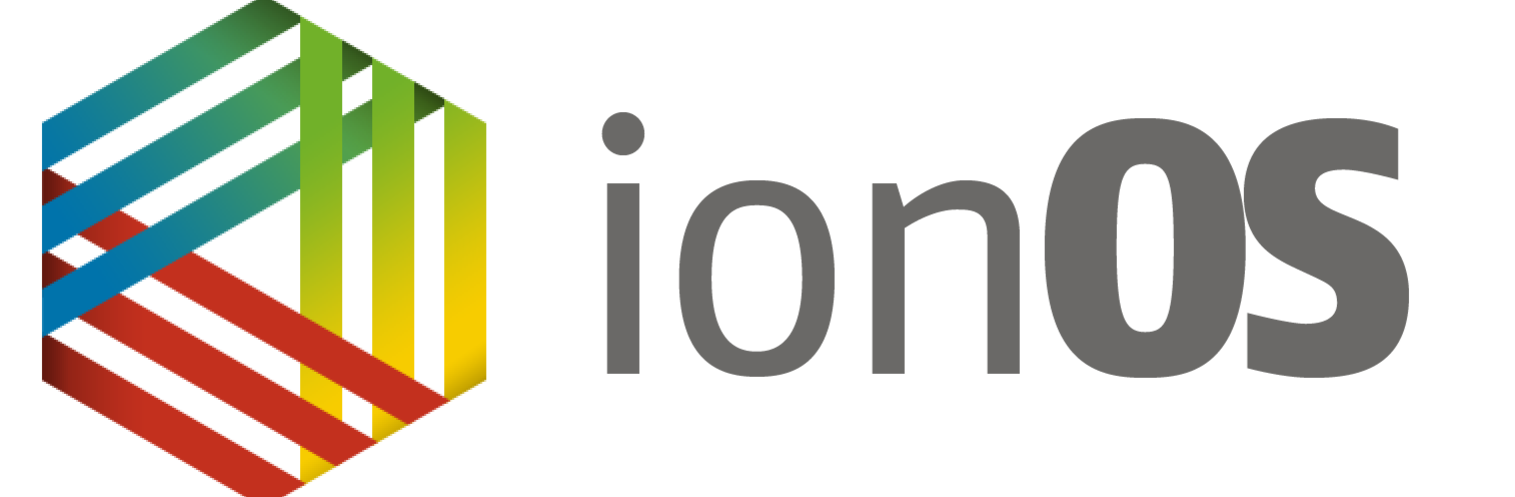 同位体比質量分析計ソフトウェア ionOS ロゴ
