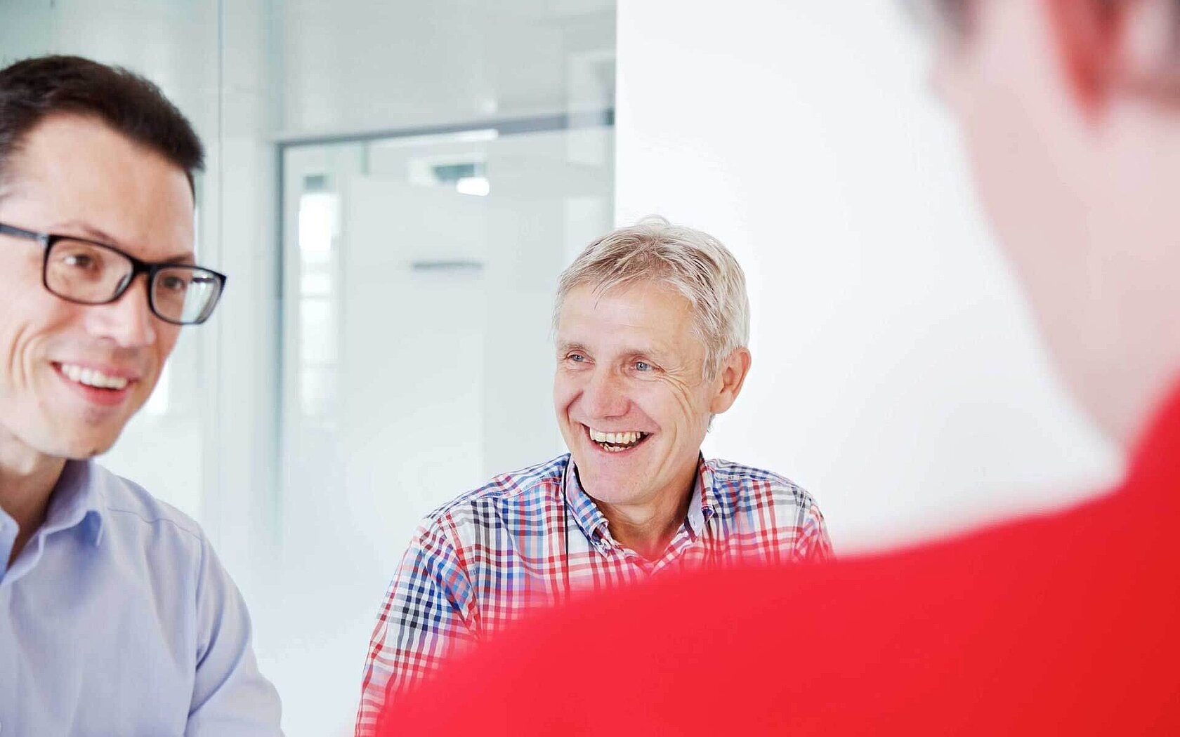 Mitarbeiter in einer Besprechung