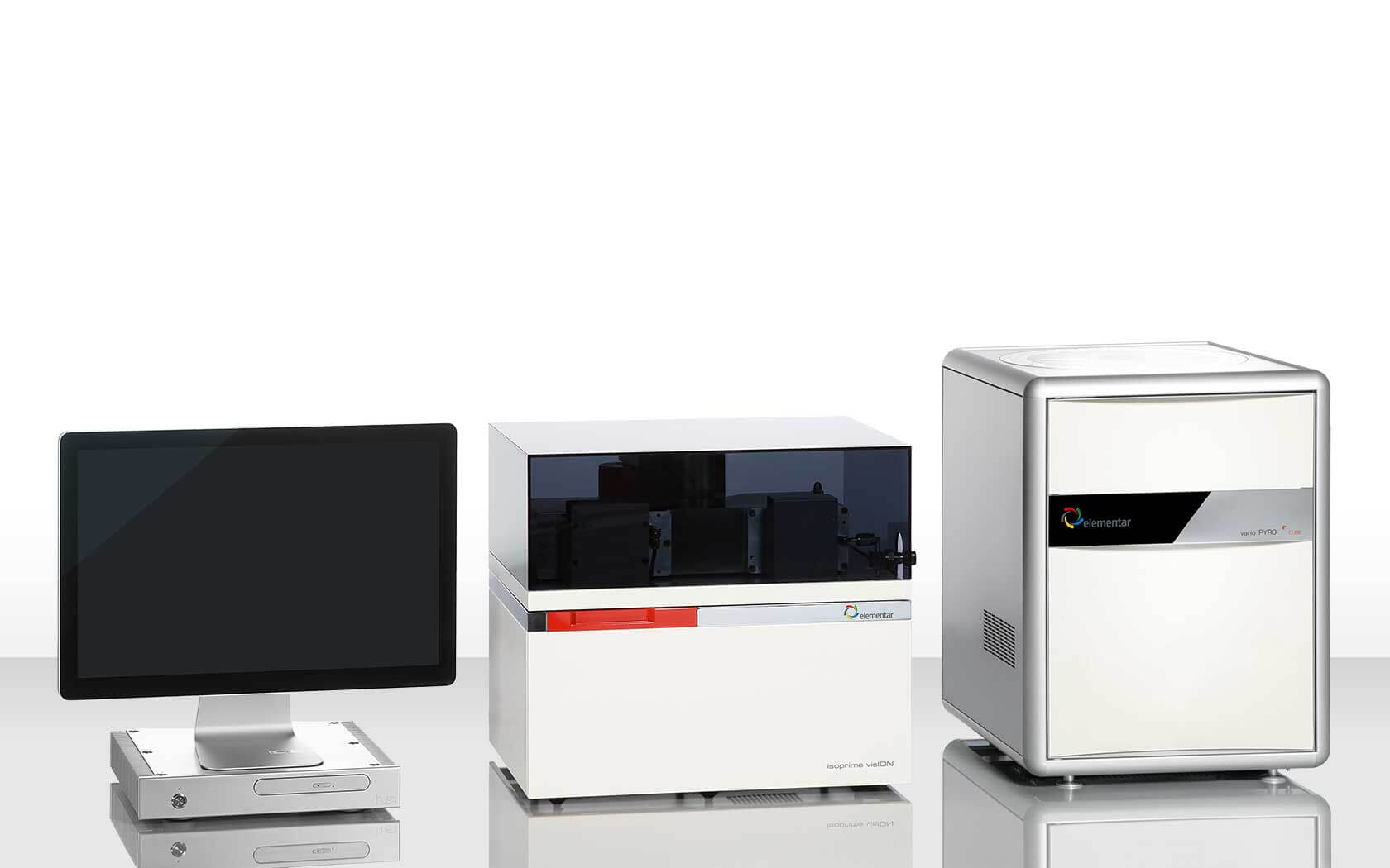 Elemental analyzer vario PYRO cube as part of the GeovisION IRMS system